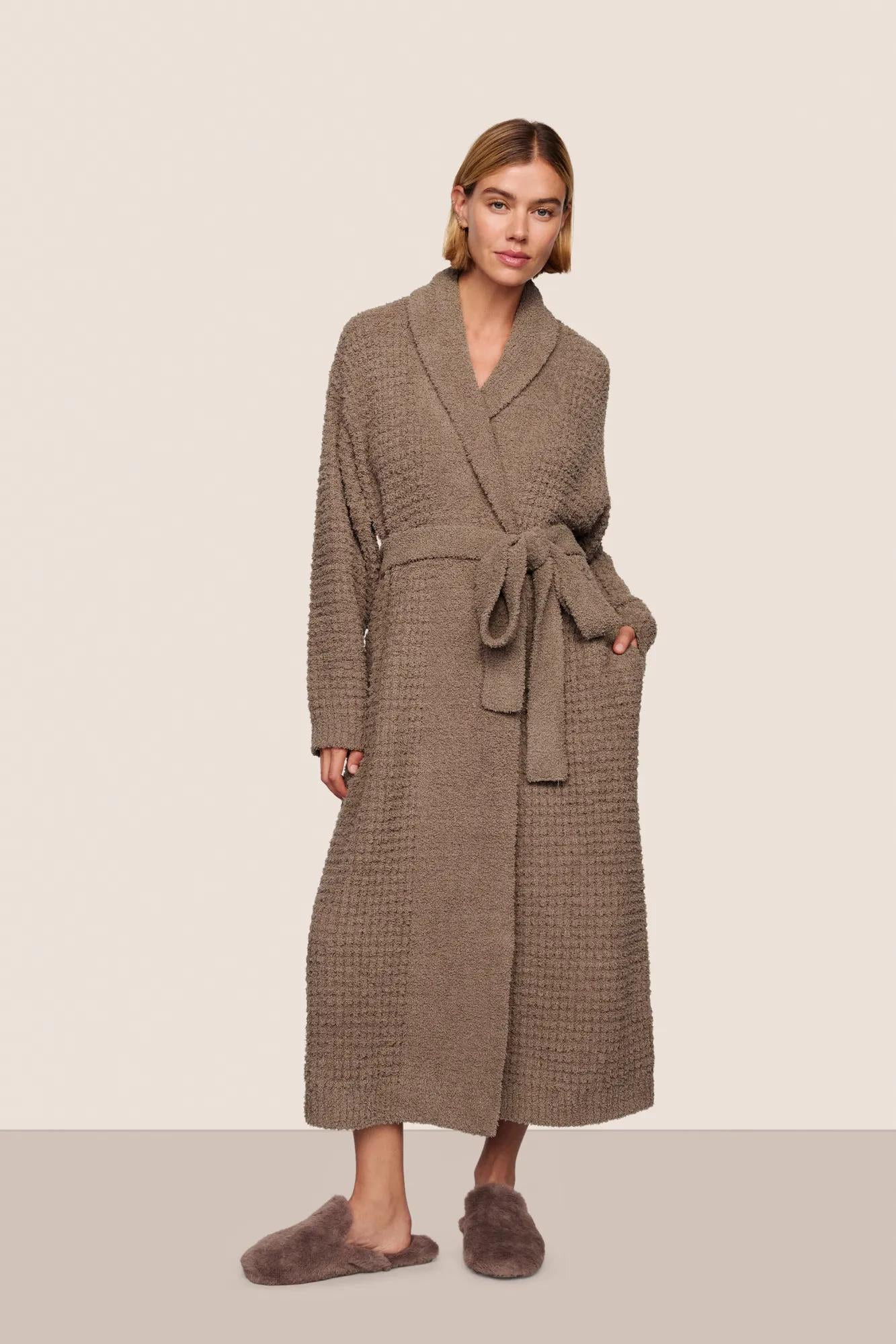 Recycled Boucle Waffle Robe | Eberjey
