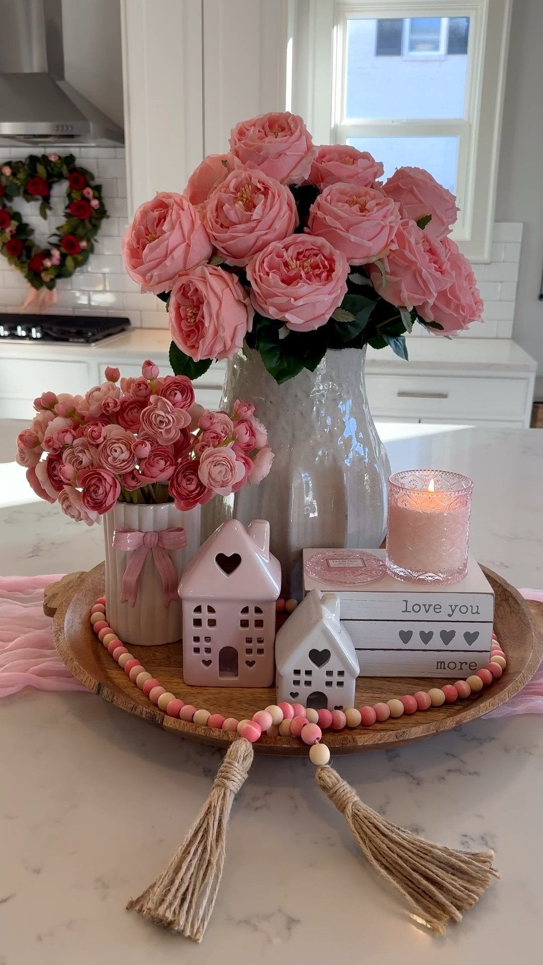 💕 Valentine’s Day centerpiece! #valentinesday #valentinesdaydecor #vday #valentinesdaydecorations 

#LTKFindsUnder50 #LTKHome #LTKSeasonal