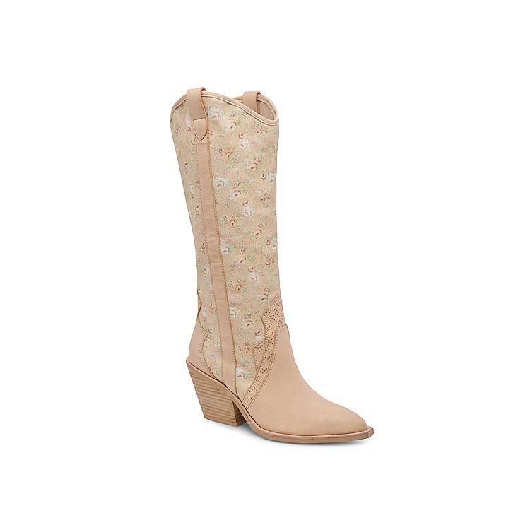 Dolce Vita Navene Western Boot | Women's | Off White | Size 11 | Boots | Block | Cowboy & Western | DSW