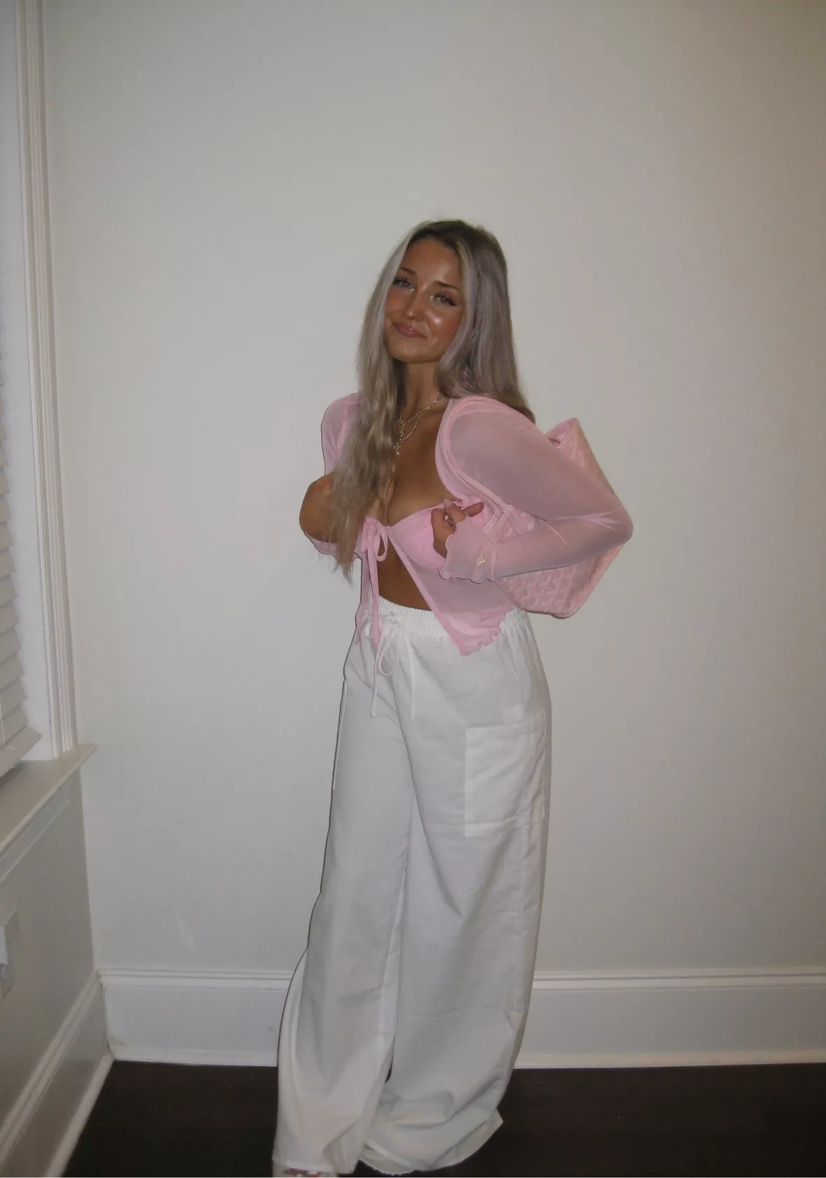 Tasia Long Sleeve Top Pink curated on LTK
