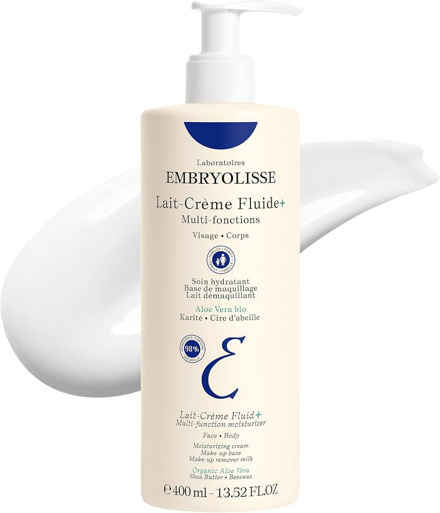 Embryolisse Lait-Crème Fluid+ Face & Body Cream, Multi-Use Lightweight Moisturizer with Shea But... | Amazon (US)