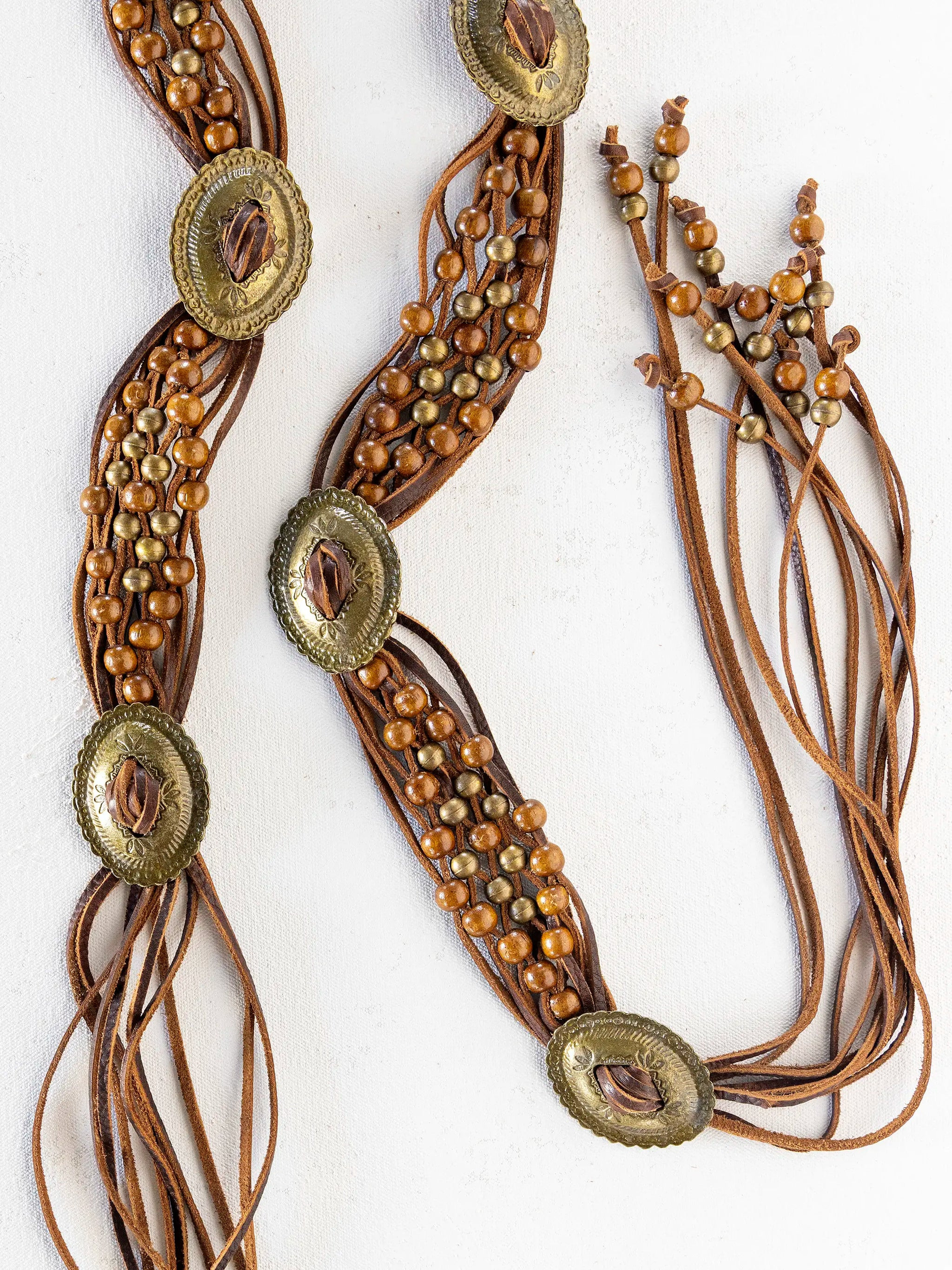 Concho Tassel Belt | Natural Life