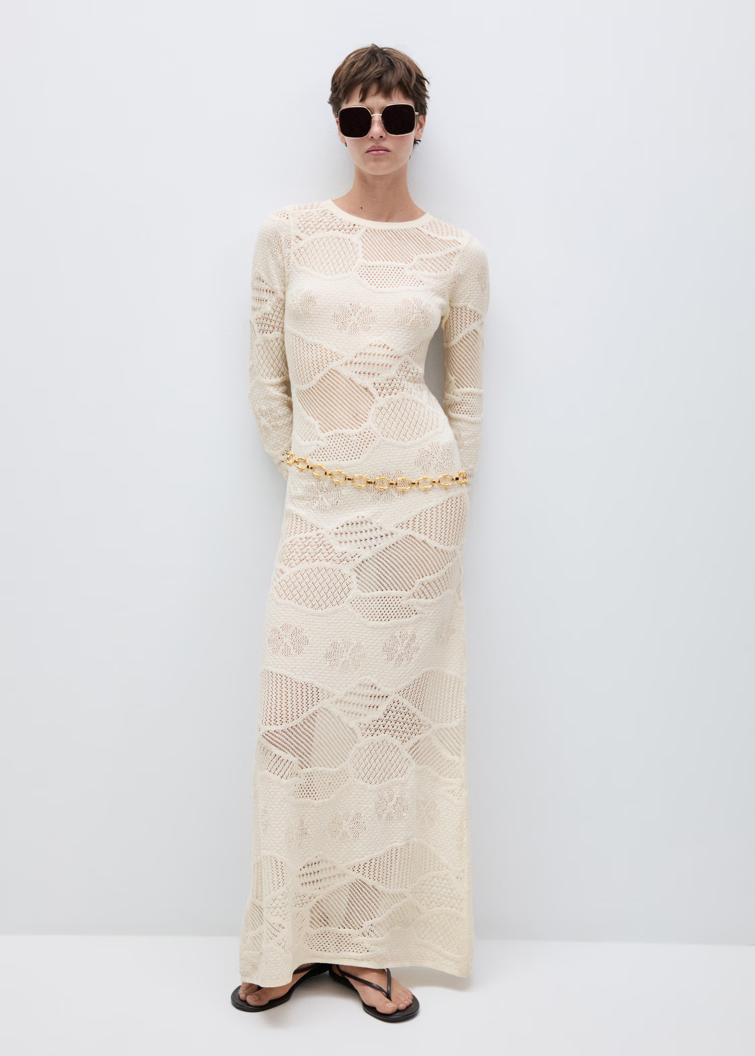 Knit long dress - Women | MANGO USA | Mango (US/MX/AU)