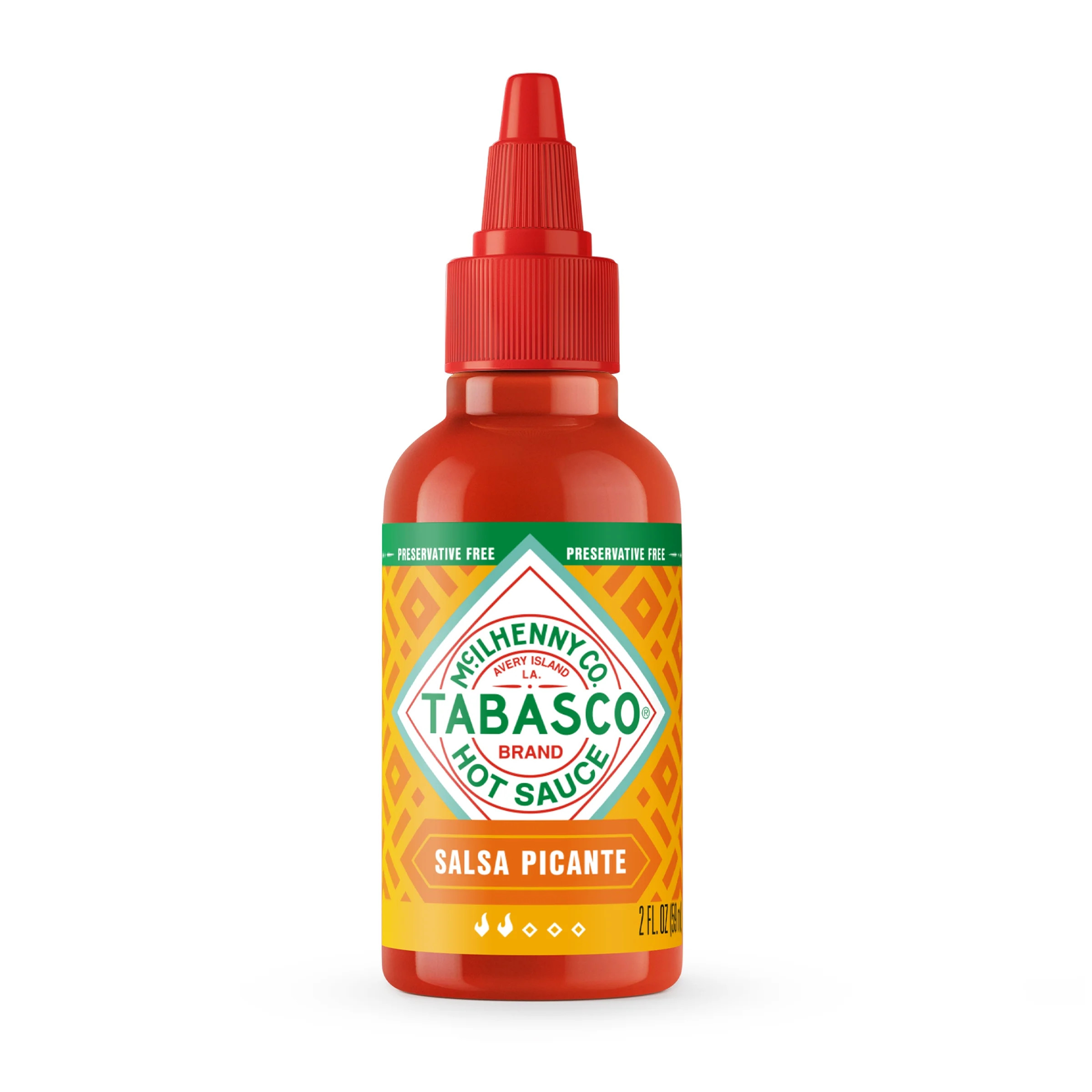Tabasco Salsa Picante, Hot Sauce, 2 fl oz Mini Squeezable Plastic Bottle, Gluten Free | Walmart (US)