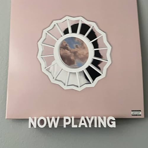 WPESI Now Playing Vinyl Record Stand Wall Mount,Vinyl Record Wall Mount Display Vinyl Wall Mount ... | Amazon (US)