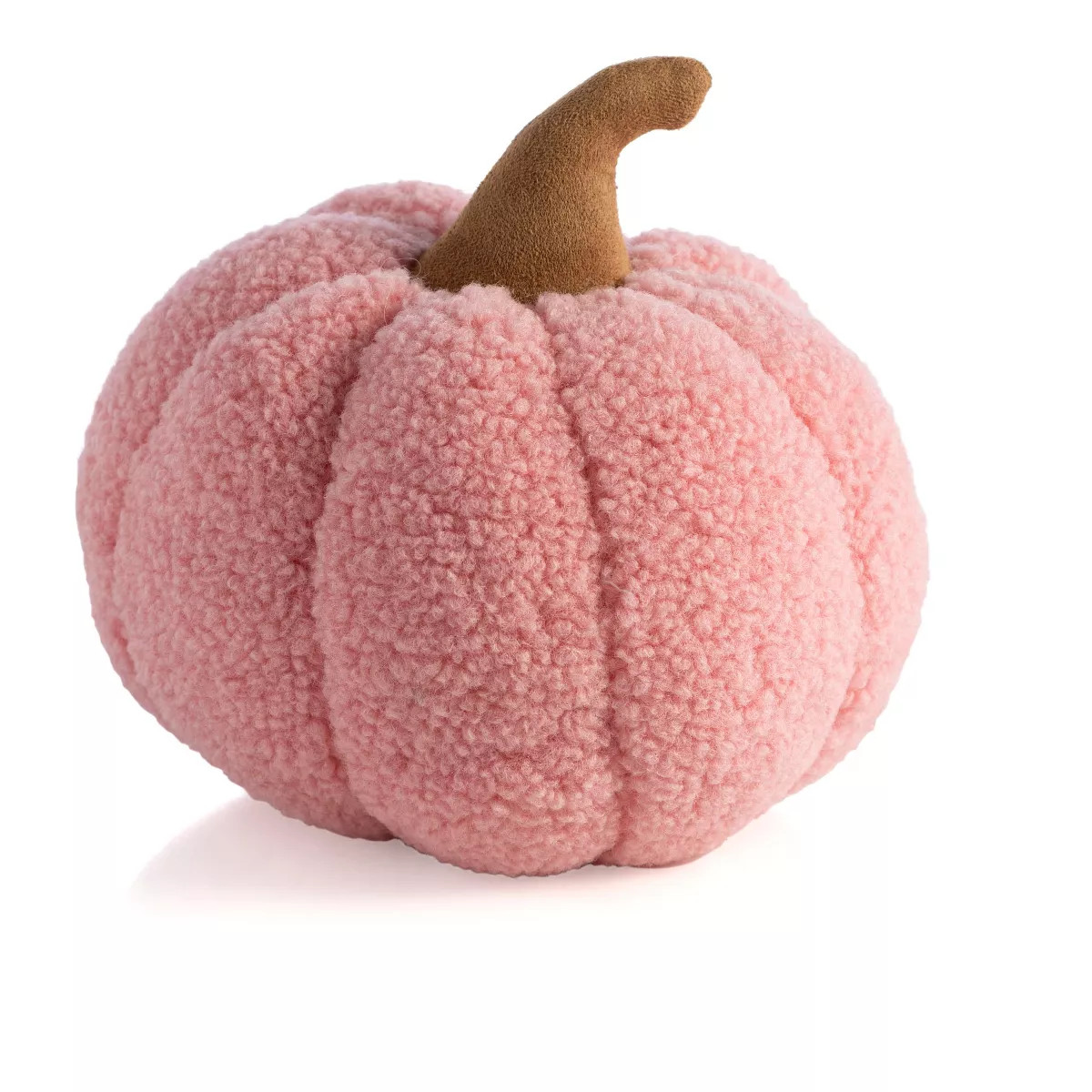 Shiraleah Small Pink Sherpa Pumpkin Pillow | Target