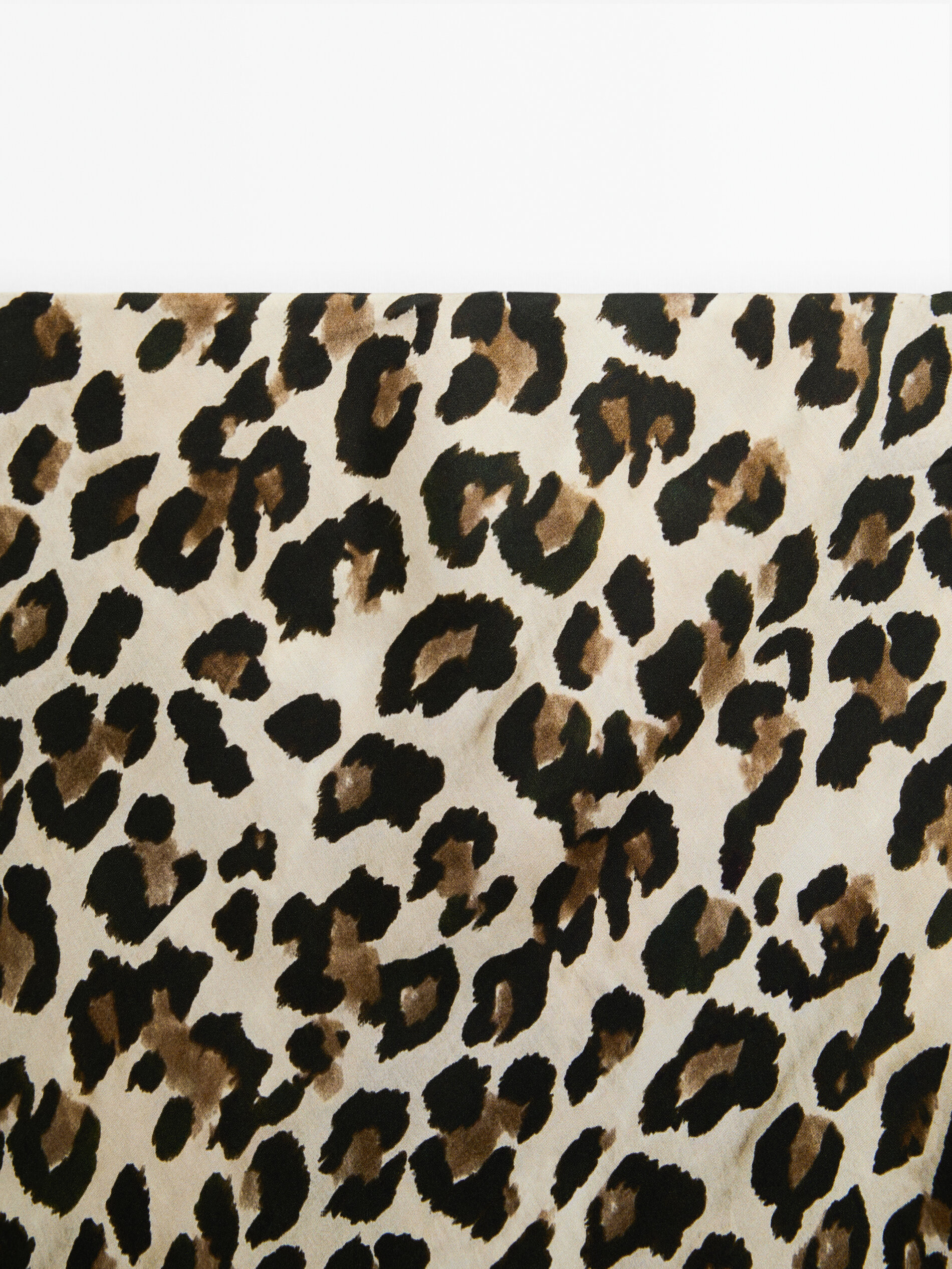 Long animal print skirt | Massimo Dutti US