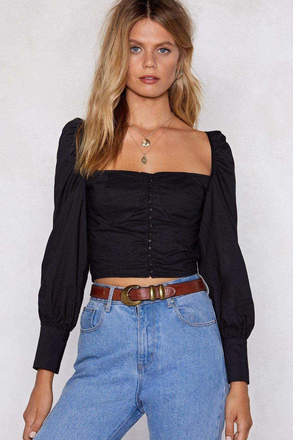Straight Talk Crop Top | NastyGal (UK, IE)