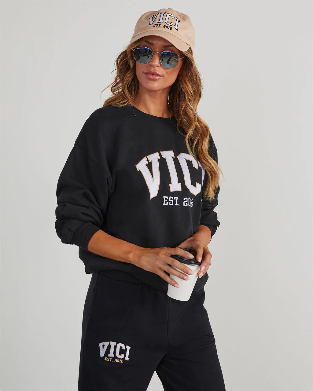 VICI Logo Crew Neck Sweatshirt | VICI
