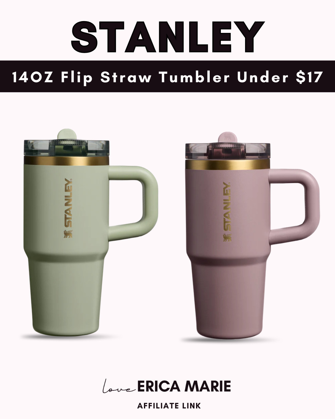 Found this 14oz Stanley flip straw tumbler for under $17. Great for school, errands, or keeping in the car. I love the easy flip-top design. 

 #LTKfitnessgoals #LTKSaleAlert
