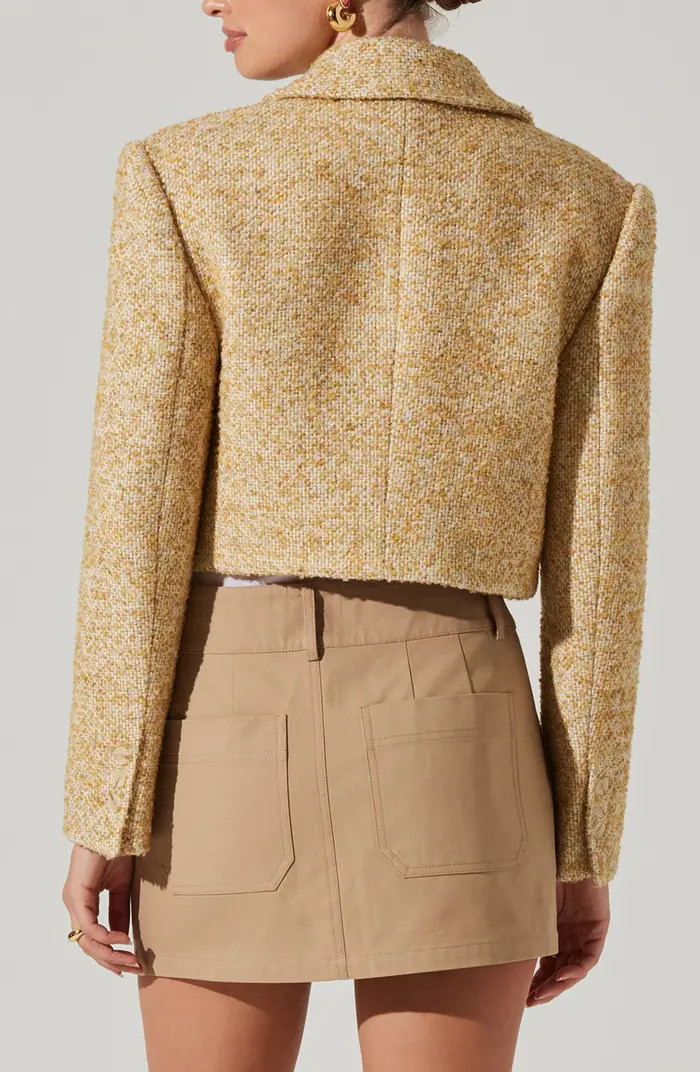 ASTR the Label Lindsay Tweed Zip Jacket | Nordstromrack | Nordstrom Rack