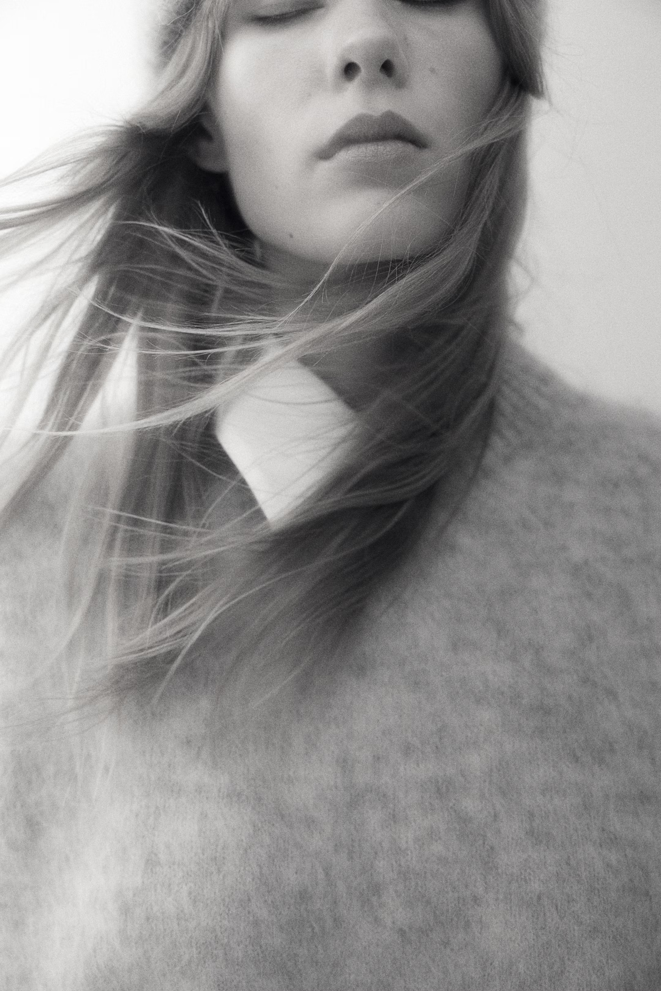 Oversized mohair-blend jumper - Light grey marl - Ladies | H&M GB | H&M (UK, MY, IN, SG, PH, TW, HK)