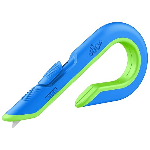 Slice Box Cutter, Heavy Duty Utility Knife, Safe Ceramic Blade Lasting 11x Longer than Metal, Blu... | Amazon (US)