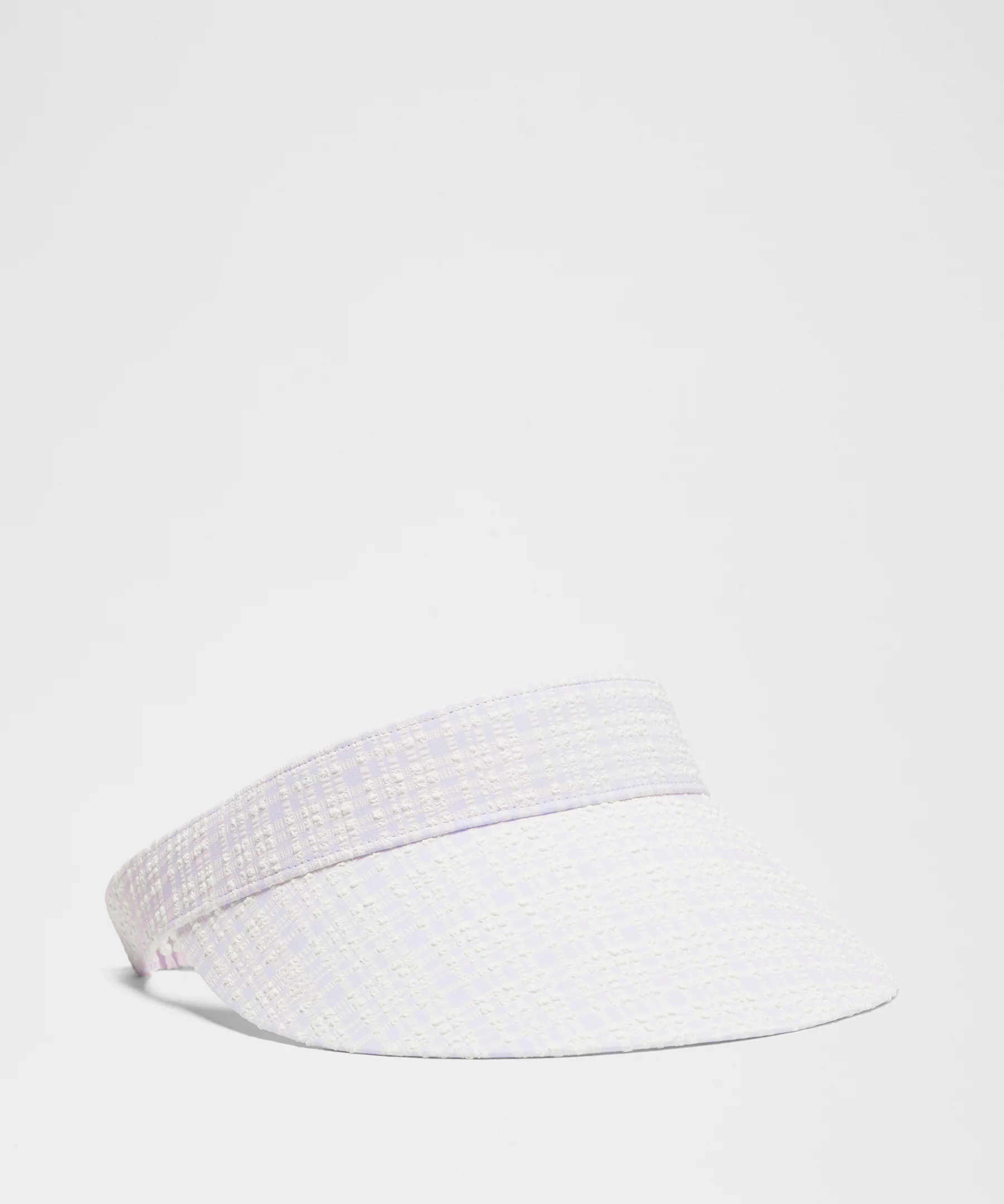 Women's Seersucker Check Removable Sweatband Visor | Women's Hats | lululemon | Lululemon (US)