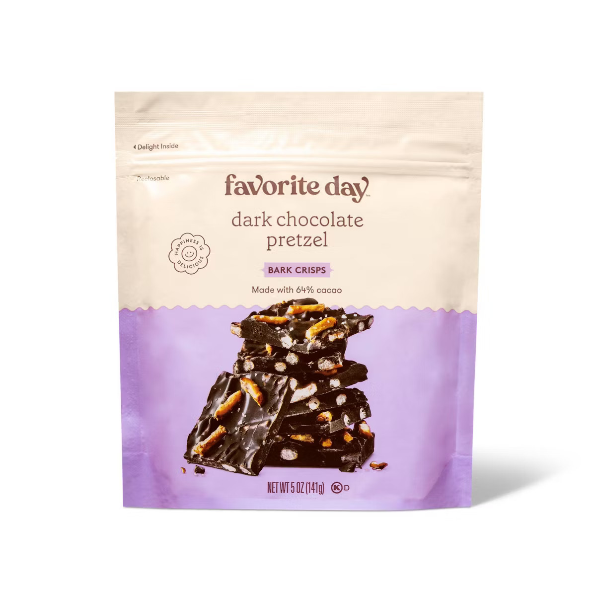 Dark Chocolate Pretzel Bark Crisps Candy - 5oz - Favorite Day™ | Target