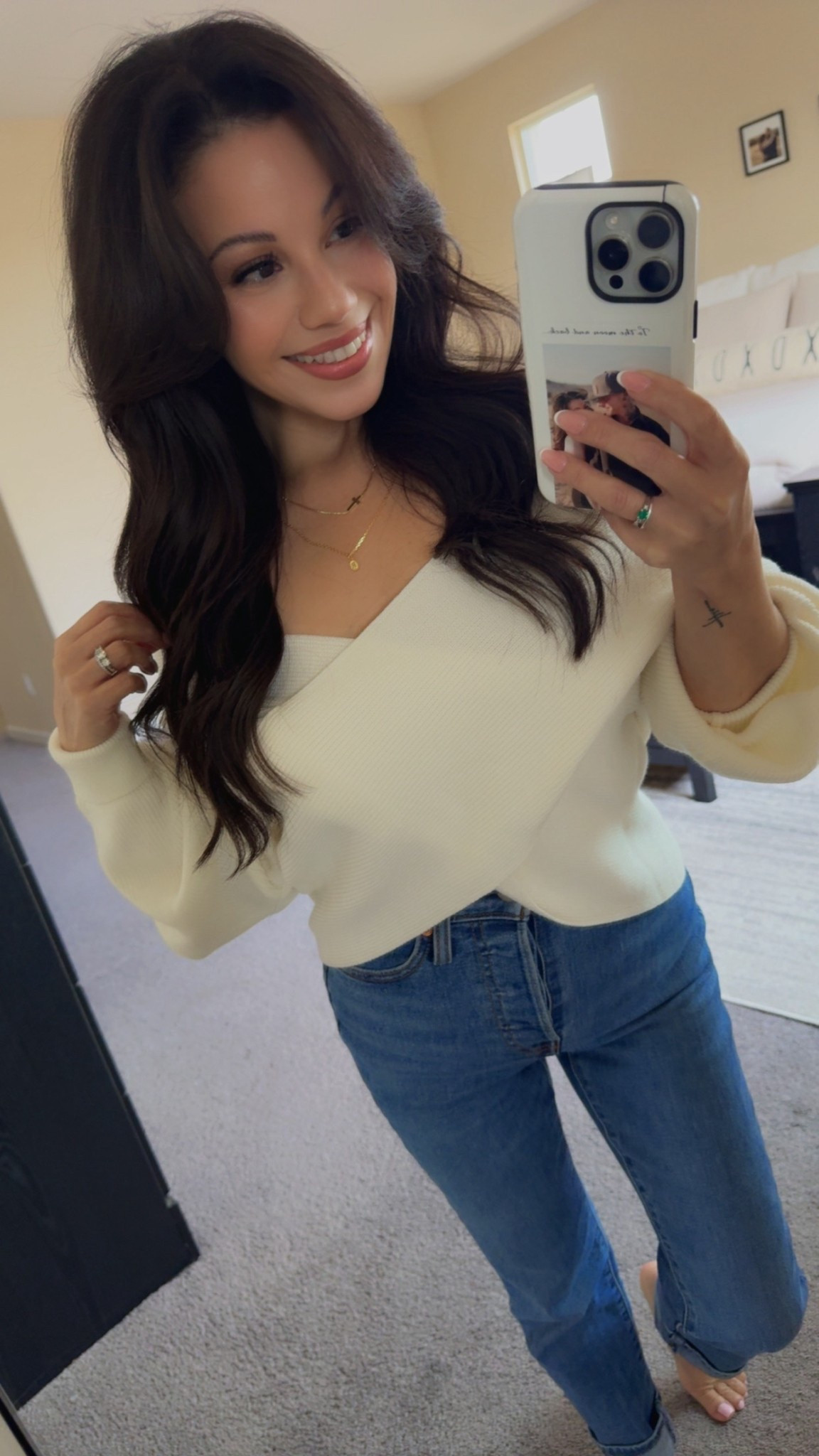 My super cute and cozy OOTD for our
Most recent photoshoot 🤍 this sweater is absolutely beautiful on and is so warm and softy fits like a dream, get your true size since it is oversized! Definitely able to dress this beauty up or down 🤍 

#LTKStyleTip #LTKOver40 #LTKPetite