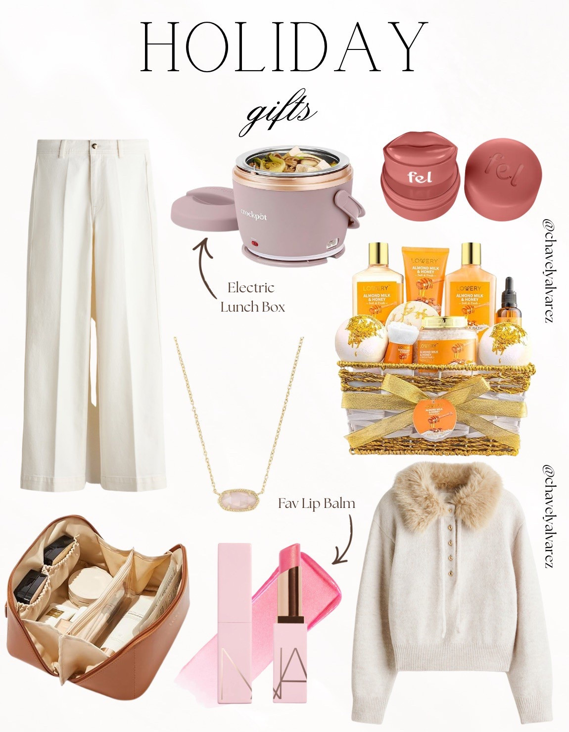 HOLIDAY GIFTS: Cozy Essentials & Beauty Favorites Under $50! 🎁

Gift-giving made easy with these chic, budget-friendly finds that everyone will love! ✨

We are obsessed with these thoughtful picks: from practical must-haves like the electric lunch box for warm meals on the go, to the ultimate self-care almond milk and honey bath set. Keep it stylish and cozy with a faux fur collar knit sweater paired with elegant wide-leg trousers. Finish the curation with everyday luxuries: a sleek travel makeup organizer, a dainty gold pendant necklace, and the viral favorite lip balm for that perfect winter glow!

#HolidayGiftGuide
#GiftsUnder50
#GiftIdeas
#Holiday2025
#SelfCareGifts
#CozyVibes
#WinterStyle
#BeautyFavorites
#ElectricLunchBox
#StockingStuffers
#LTKHoliday
#LTKUnder50
#AffordableLuxury
#GiftsForHer
#HolidayInspo


#LTKFindsUnder50 #LTKGiftGuide #LTKHoliday