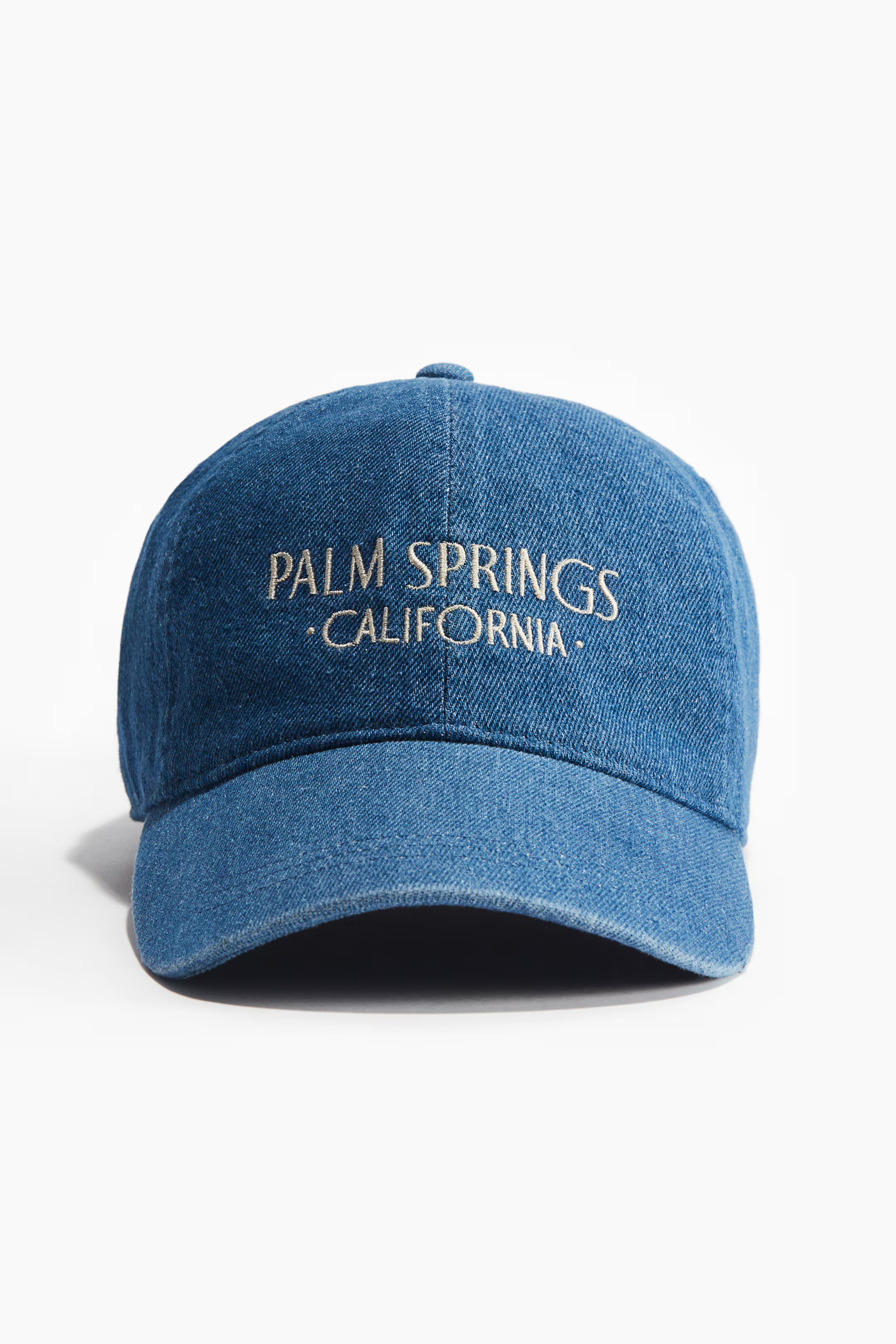 Embroidered denim cap | H&M (UK, MY, IN, SG, PH, TW, HK)