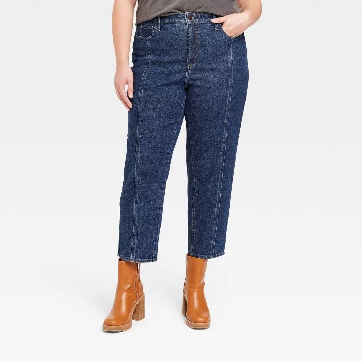 Women's High-Rise Vintage Straight Jeans - Universal Thread™ Dark Wash | Target