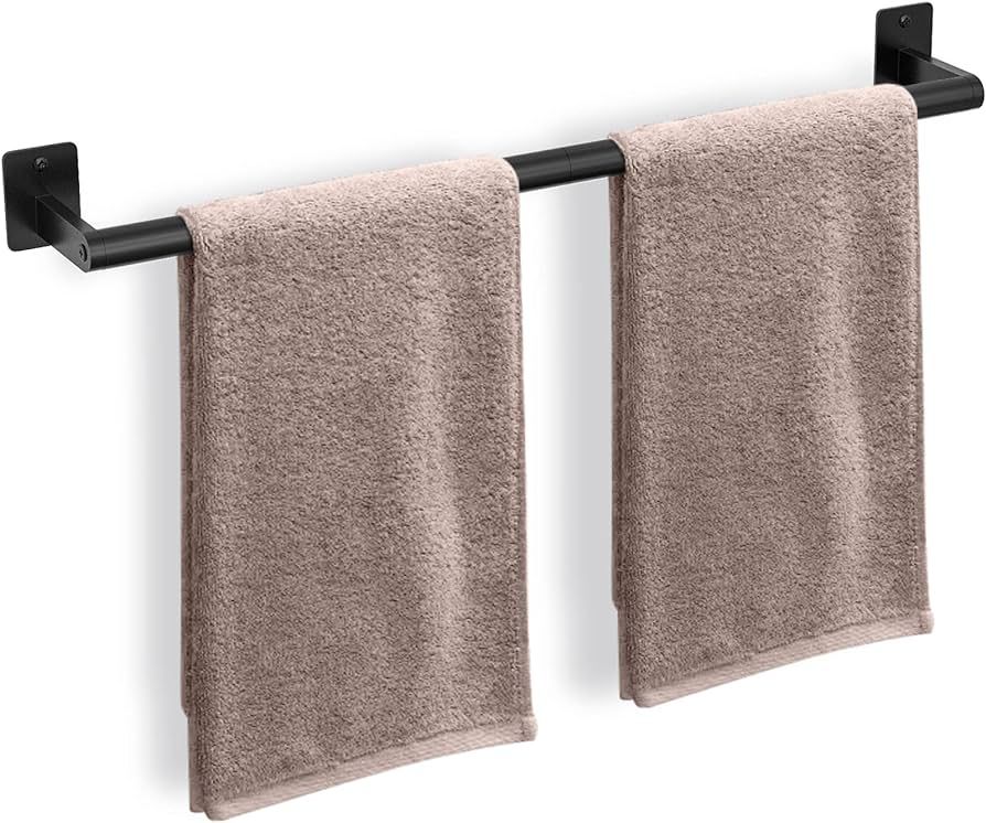 Bathroom Towel Bar, 24 Inch Towel Racks for Bathroom Wall Mounted, Heavy Duty Hand Towel Holder O... | Amazon (US)