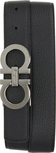 Salvatore Ferragamo Double Gancio Reversible Leather Belt | Nordstrom | Nordstrom