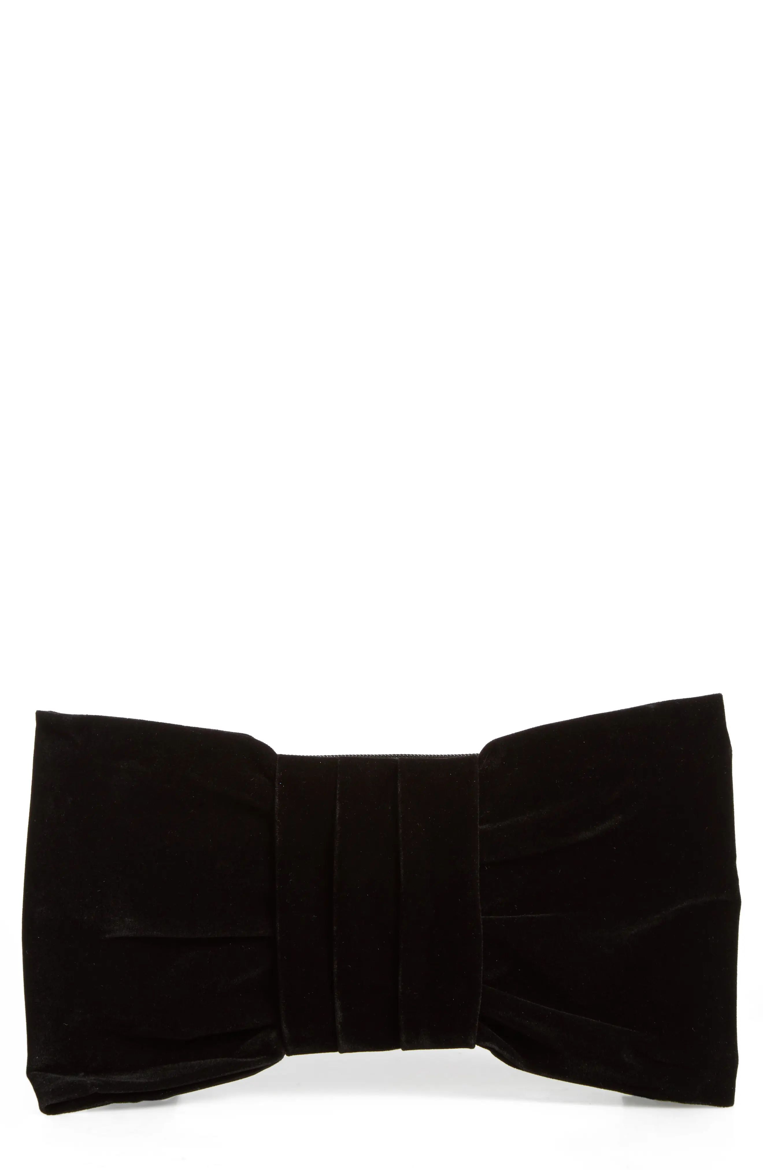 Belen Bow Velvet Clutch | Nordstrom