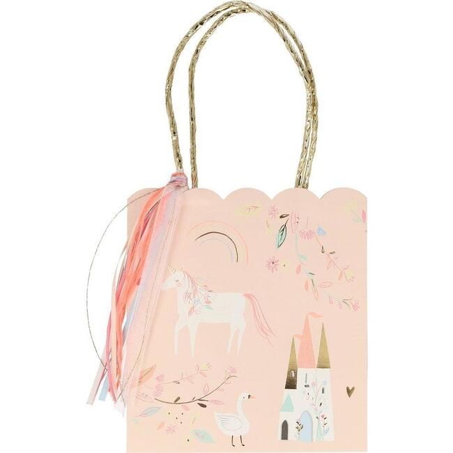 Set of 8 Princess Party Bags, Blush Pink | Maisonette