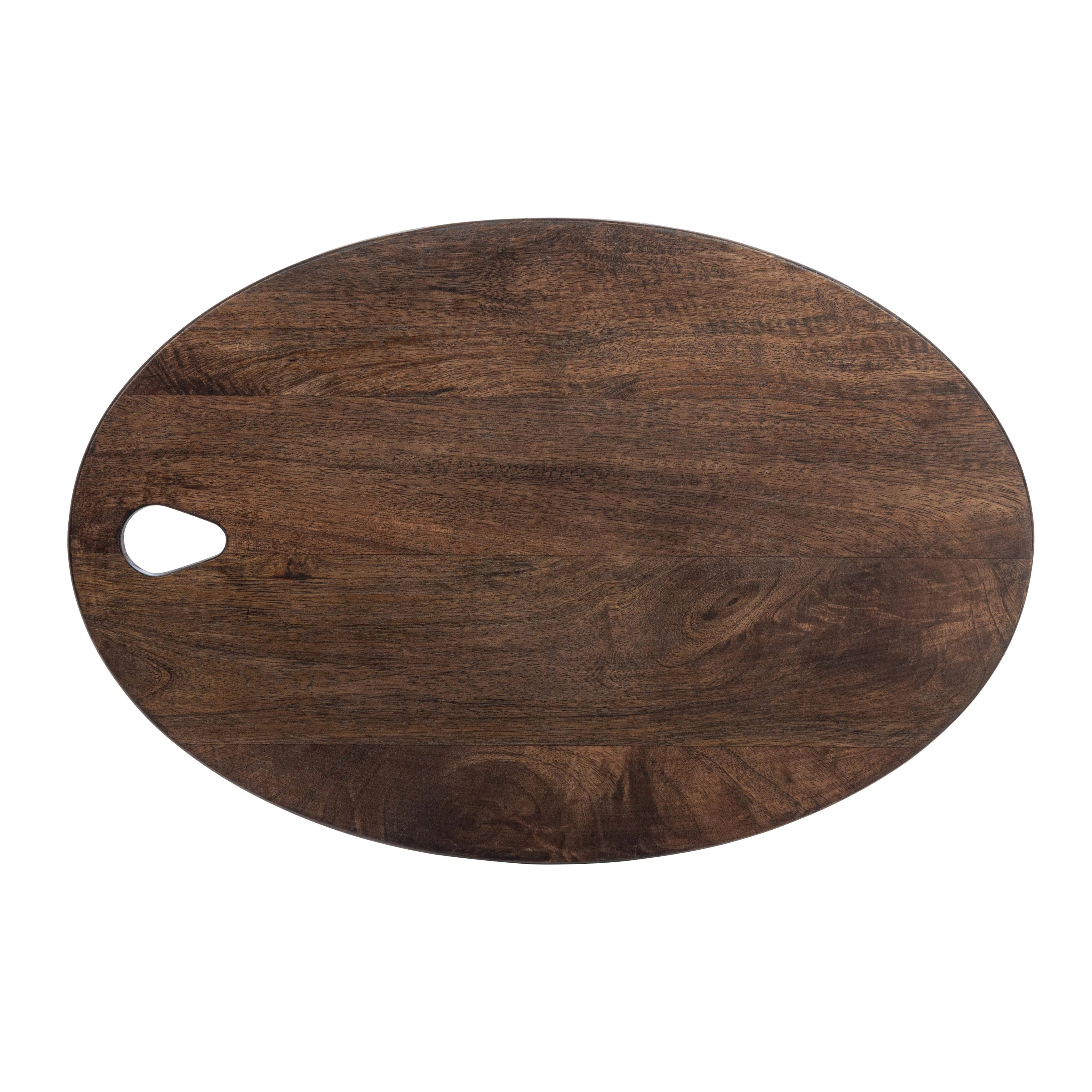 Oval Wood Charcuterie Or Cutting Board With Handle | Wayfair North America
