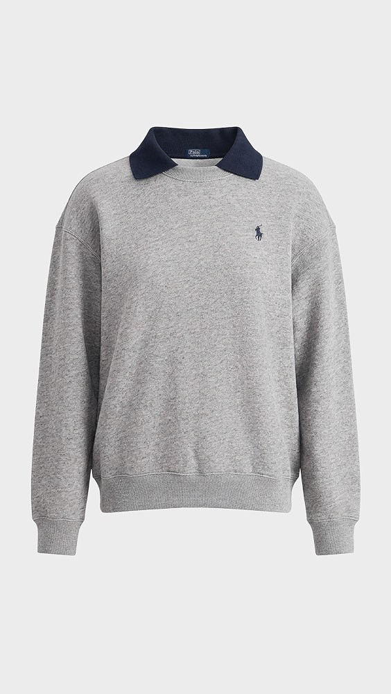 Polo Ralph Lauren Arctic Collared Crew Neck Sweatshirt | Shopbop | Shopbop