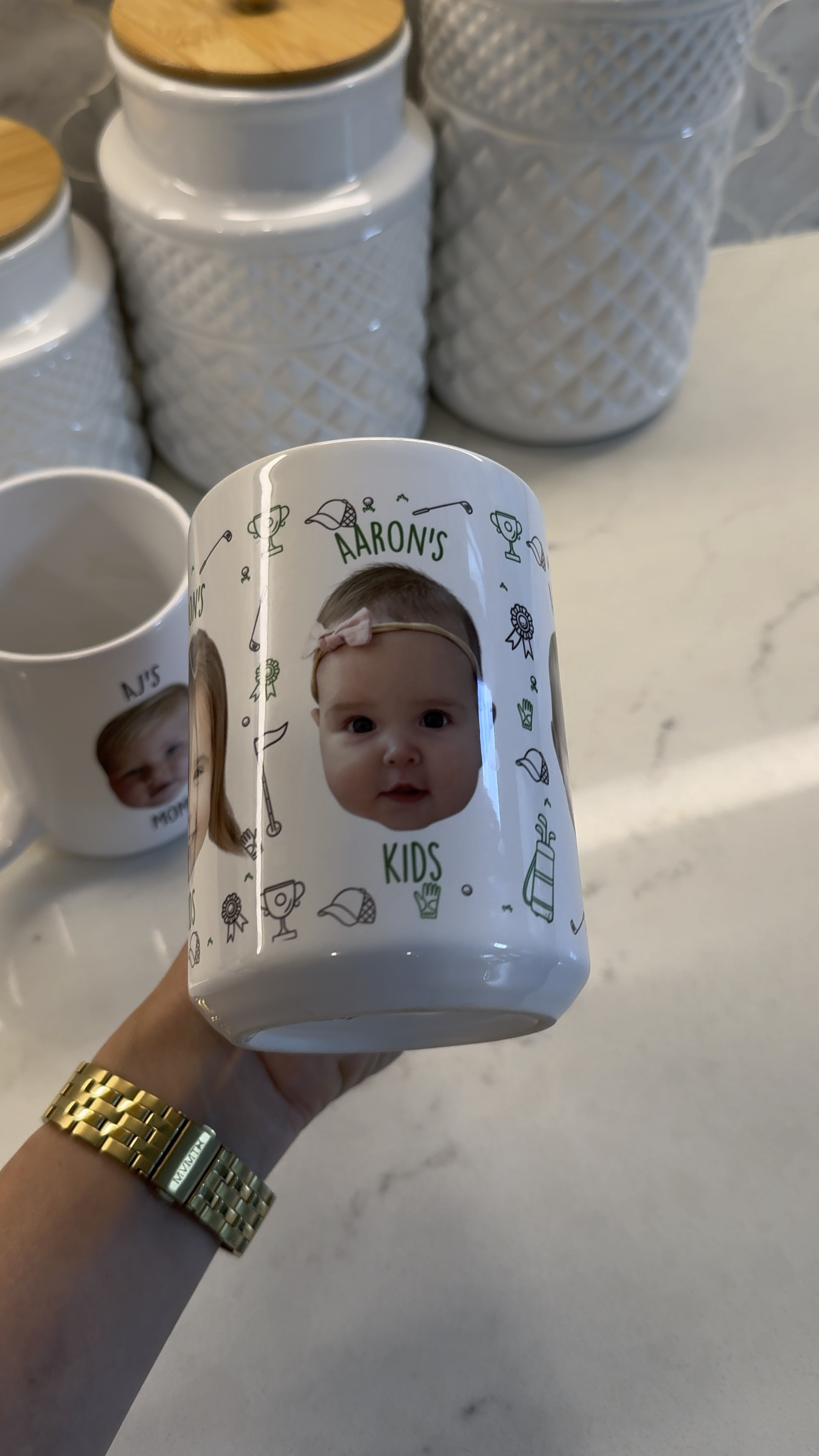 So many fun custom items you can get pictures in! I have a mug and got Aaron one for Father’s Day ! Great gift idea! You can add up to for different faces I believe on the mugs!

#LTKHome #LTKFamily