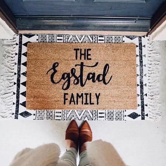 Last name doormat | Etsy (US)