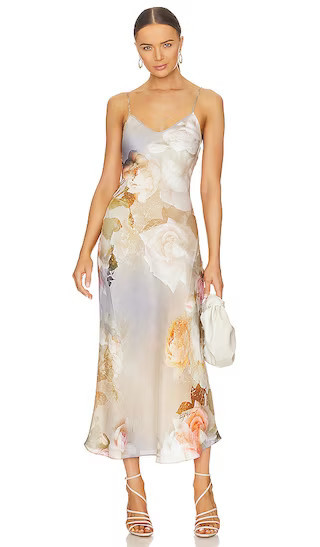 Bryony Rosalia Dress in Sunrise Blue Fall Floral Wedding Guest Dress #LTKSeasonal  | Revolve Clothing (Global)