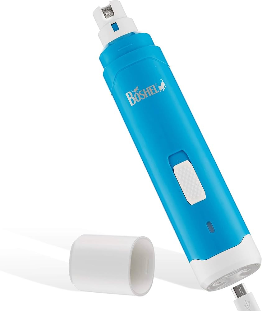 Boshel Dog Nail Grinder - Upgraded 2-Speed Electric Dog Nail Trimmer Clippers, Pet Nail Grinder f... | Amazon (US)