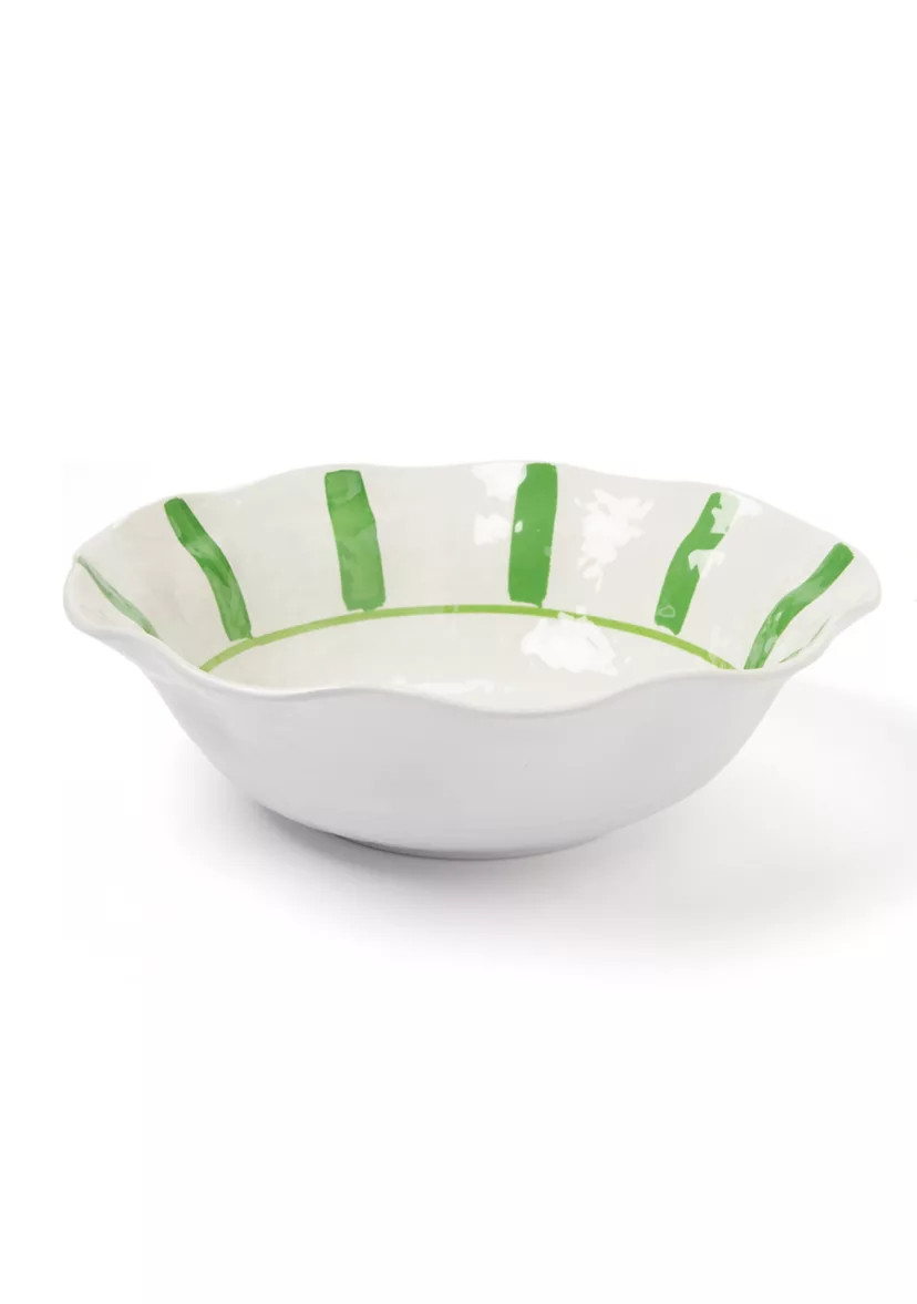 Striped Melamine Serving Bowl | Belk
