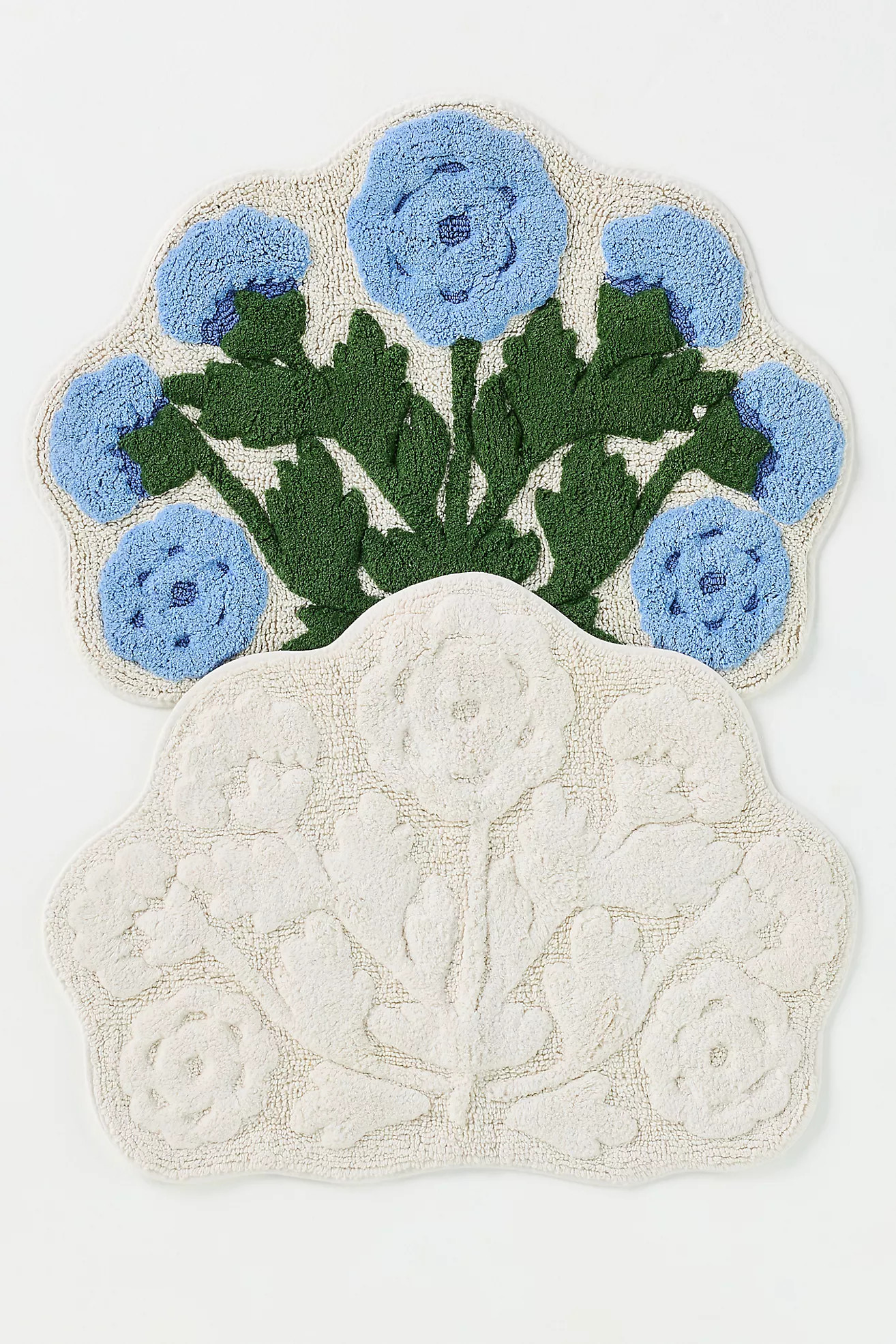 Eudora Floral Cotton Bath Mat | Anthropologie (US)