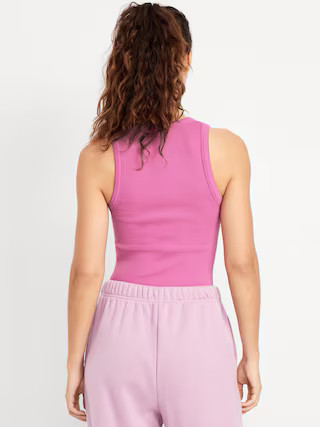 Exhale Seamless Fitted Rib Tank | Old Navy (US)
