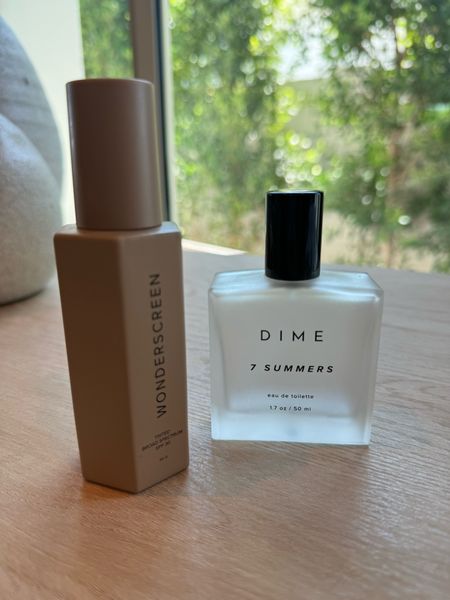 Two of my favorite items from Dime Beauty! WonderScreen not only has great coverage, but gives you a really beautiful glow since it’s tinted. Seven Summers perfume has a floral scent. That is nice and airy for summer. 

#LTKStyleTip #LTKBeauty #LTKSeasonal