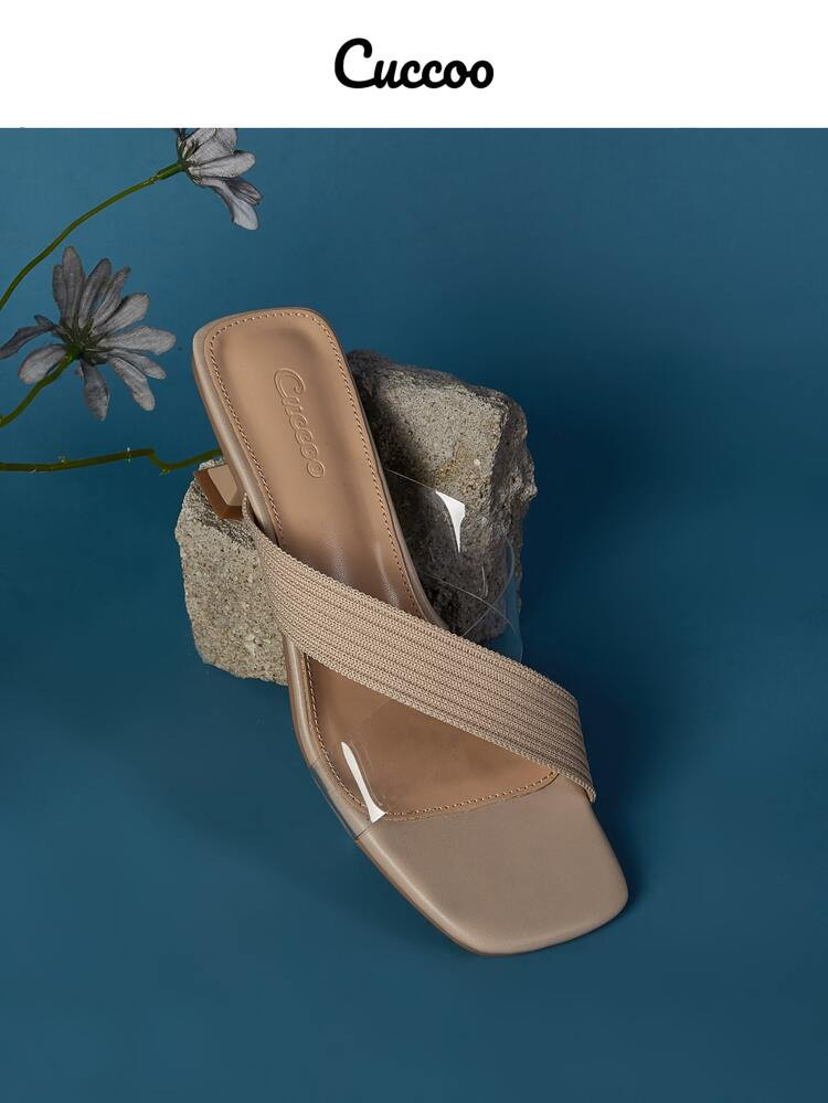 CUCCOO - Cross Strap Mule Sandals | SHEIN