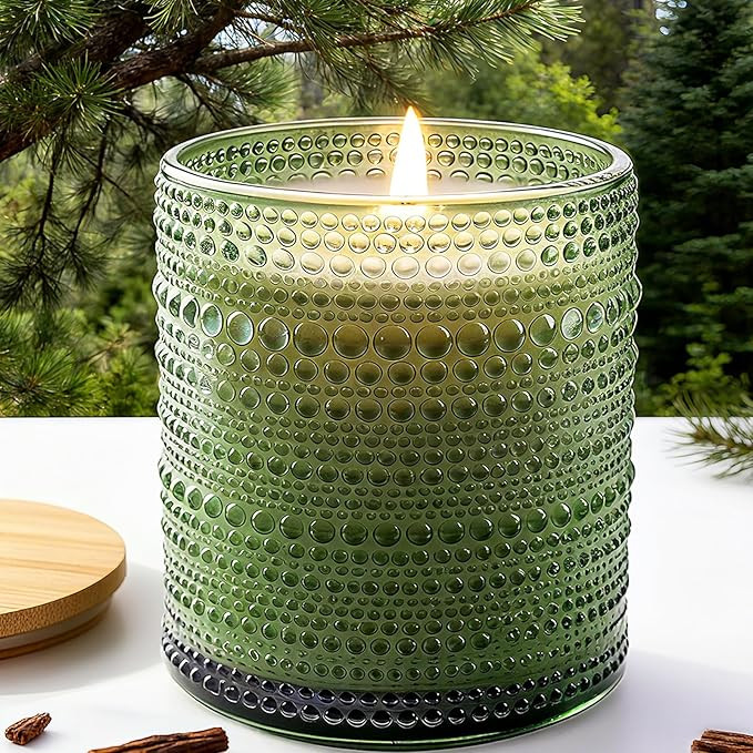 Balsam Cedar Scented Candles for Christmas Decor, Soy Scented Candle for Home Large Jar Candle, A... | Amazon (US)