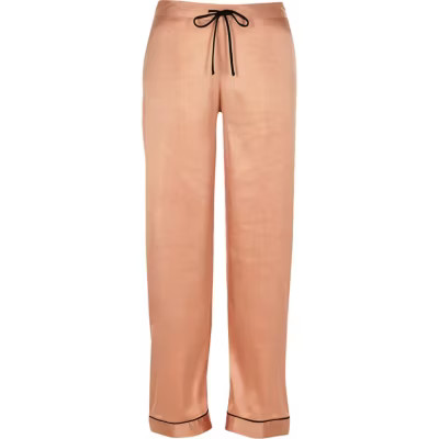 Pyjama-Hose aus pinkem Satin | River Island DE