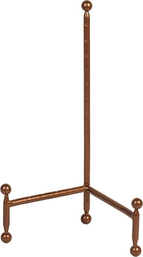 Red Co. Decorative Tripod Plate Stand and Art Holder Easel in Copper Finish - 11.5" h | Amazon (US)