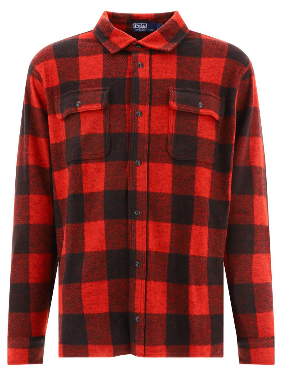 Polo Ralph Lauren Classic-Fit Plaid Knit Flannel Workshirt | Baltini