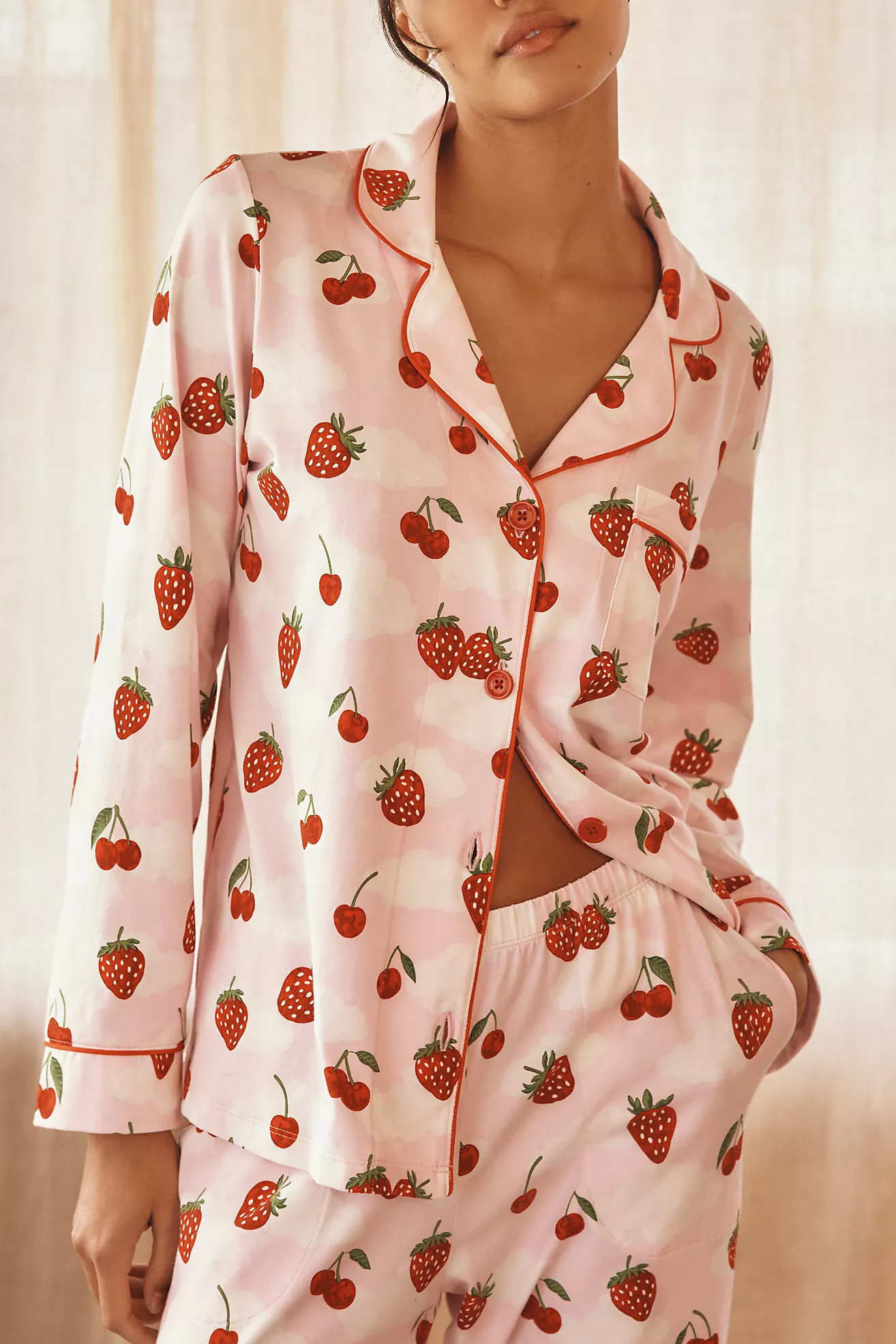 BedHead PJs Berry Soufflé Pajama Set | Anthropologie (US)