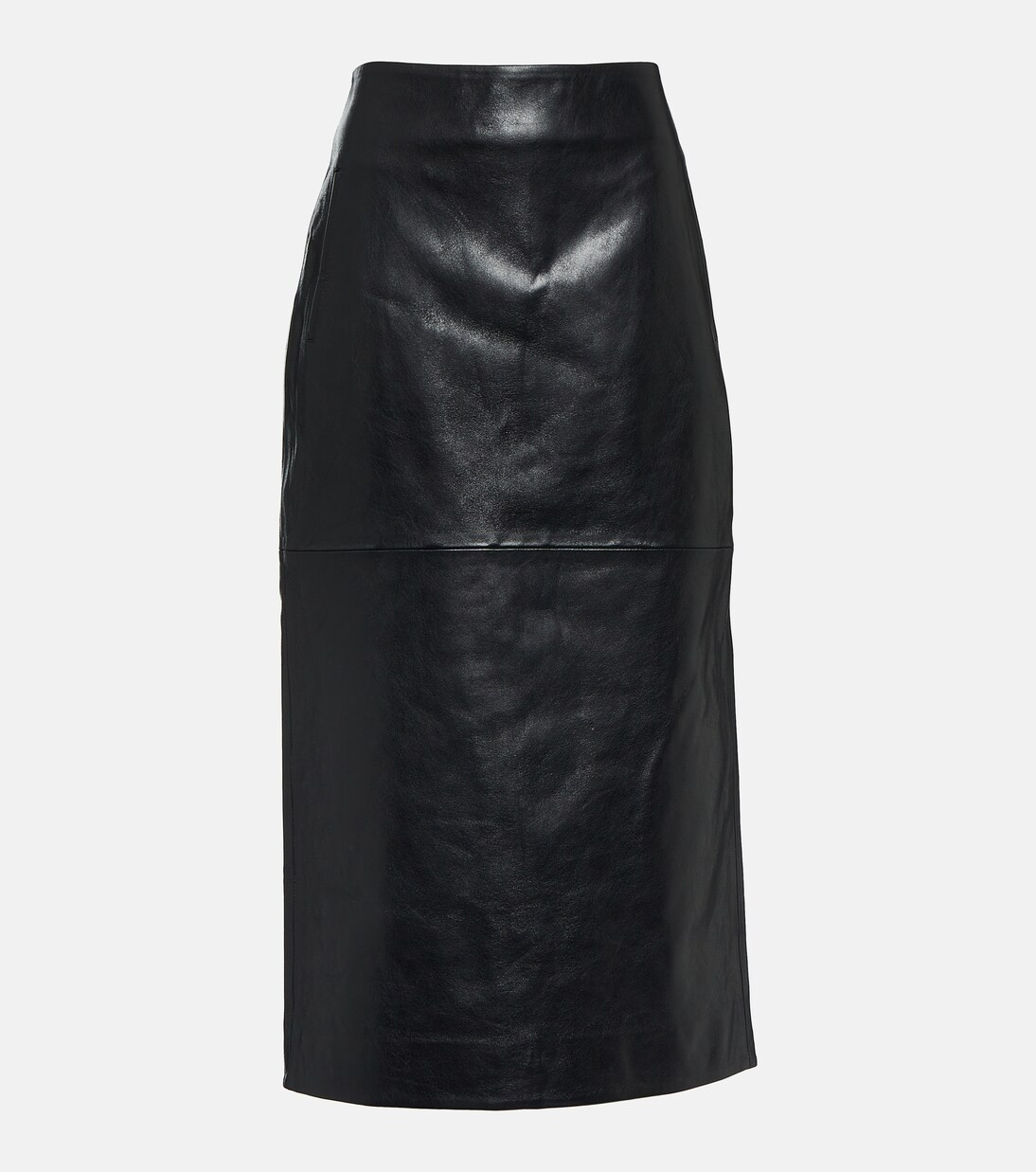 Lori high-rise leather midi skirt | Mytheresa (US/CA)