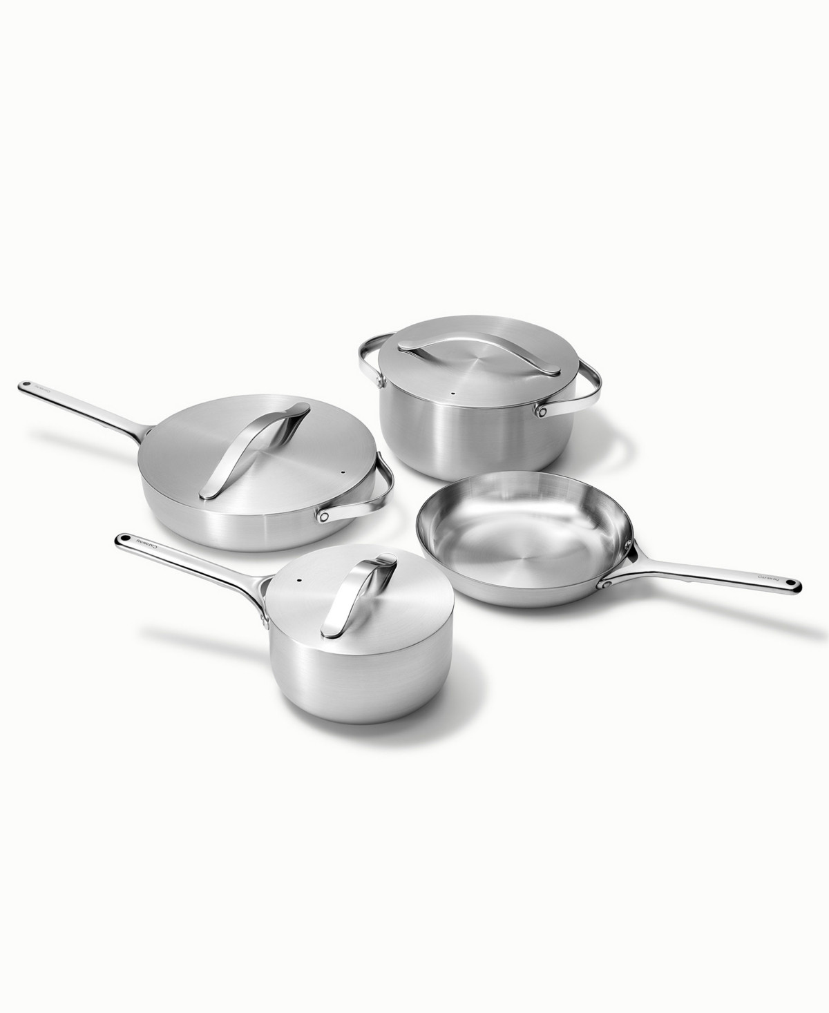 Caraway Stainless Steel 12 Piece Cookware Set - Stainless Steel | Macy's
