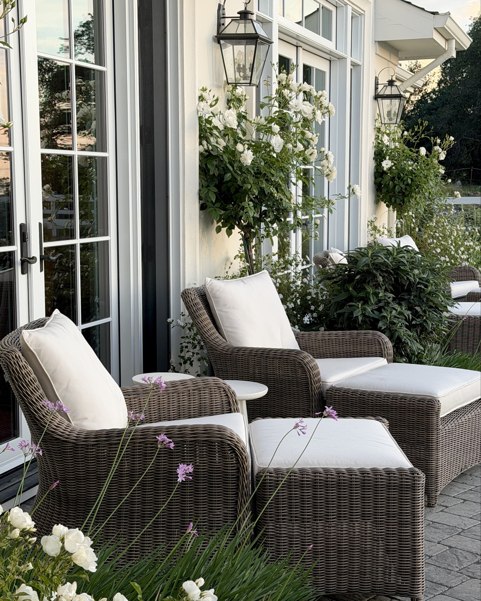 My dream outdoor chairs and side tables are here!  The chairs are larger scale for comfort and made with a mildew and mold resistant frame that includes Sunbrella fabric!  My color is Driftwood and the fabric is Canvas!

#LTKSaleAlert #LTKHome #LTKSeasonal
