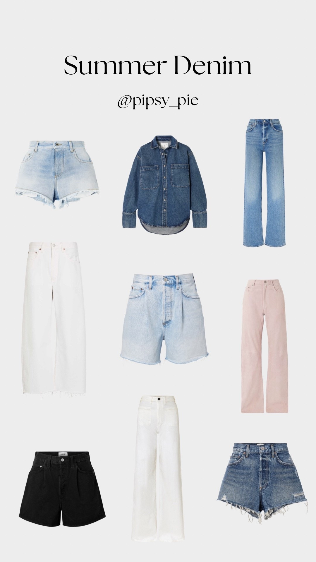 Summer denim, my favourite denim pieces