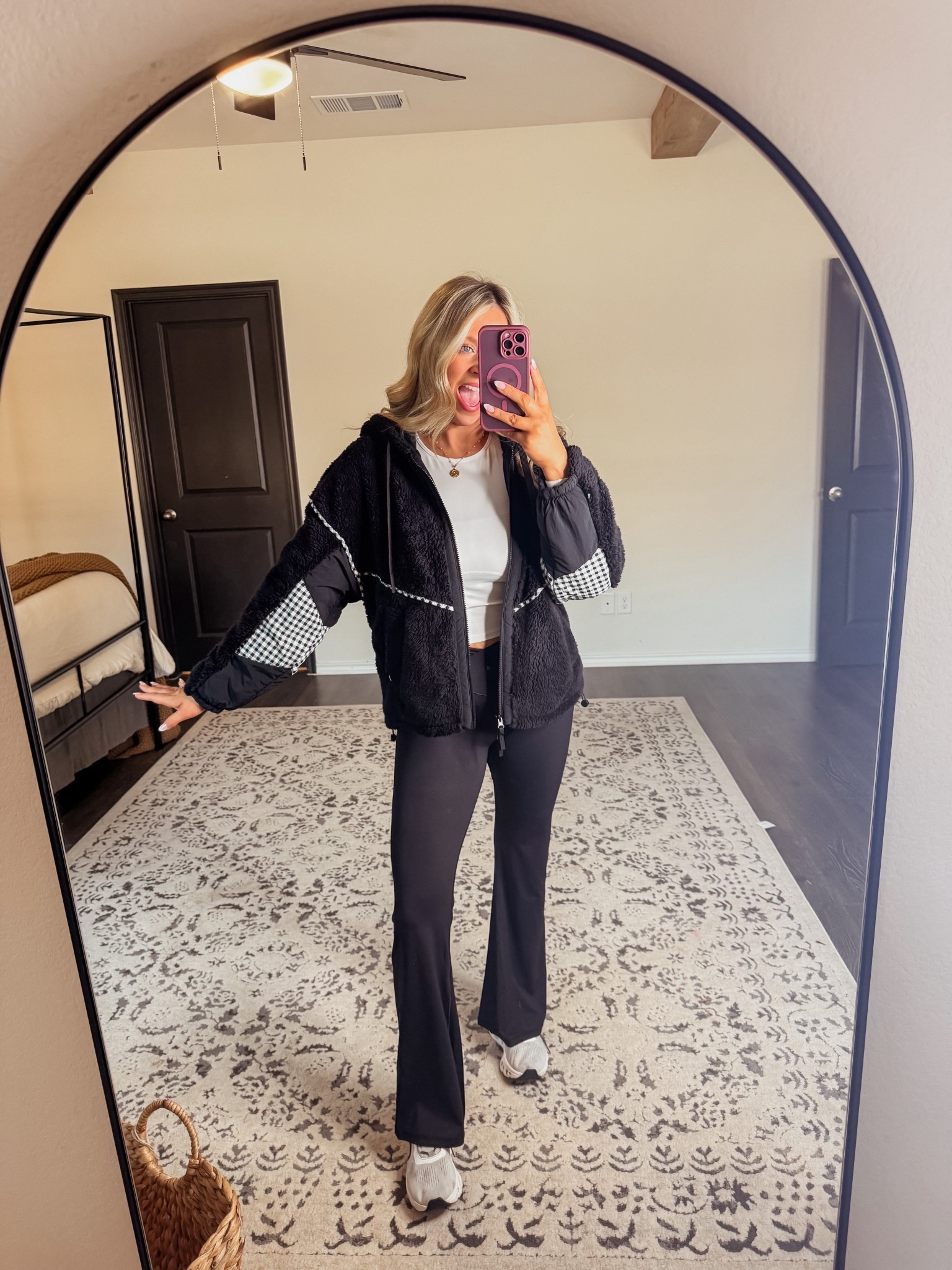 Obsessed with my jacket from Target! The gingham sleeves 😍

#LTKmomlife #LTKootd #LTKdayinmylife