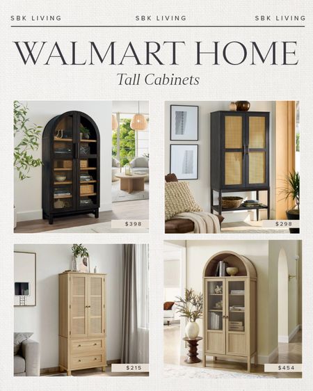 WALMART \ affordable tall cabinets 

Living room
Dining room 

#LTKHome
