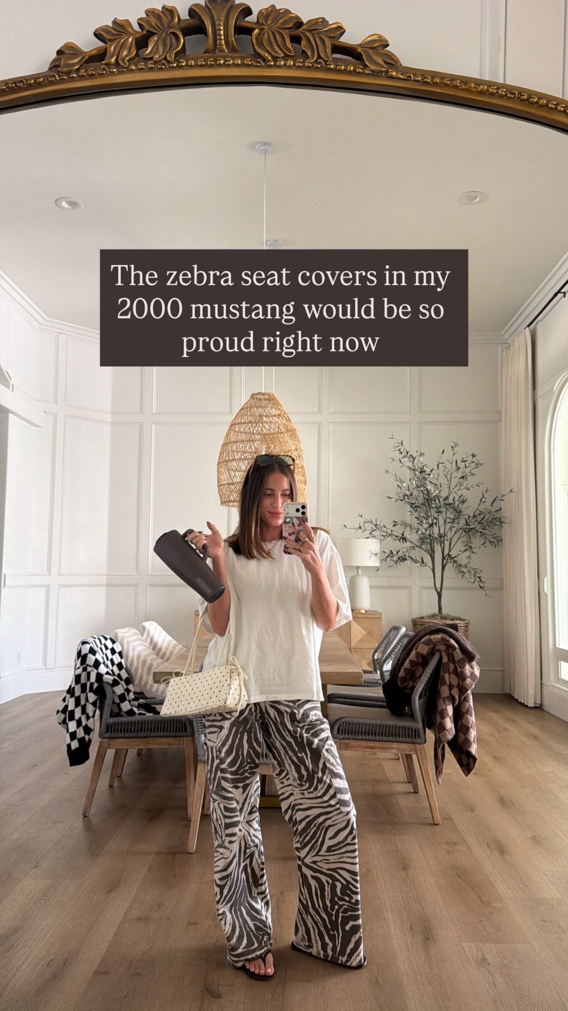 The zebra seat covers in my 2000 mustang would be so proud right now
